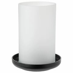 Подсвечник IKEA HEDERVARD (ХЕДЕРВЭРД), Металл, Стекло, 22 см