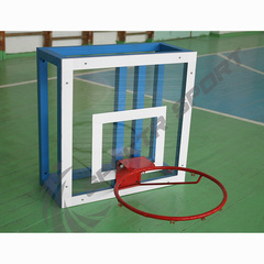 Щит баскетбольный 700х700 мм оргстекло 10 мм с фермой 30 см