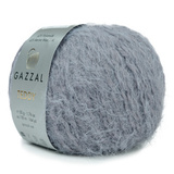 Пряжа Gazzal Teddy 6532 серый