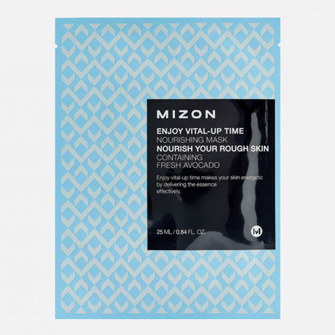 Mizon Enjoy Vital Up Time Nourishing Mask - Маска для лица тканевая питательная с экстрактом авокадо