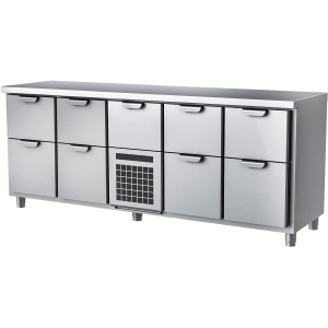 Стол холодильный HappyChef TC BD 2-2-CBR-2-2