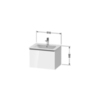 Раковина мебельная Duravit Me by Starck 2336630000