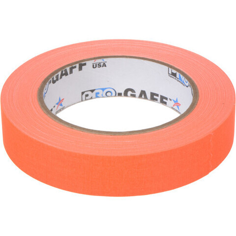 Скотч ProTapes Pro Gaff Adhesive Tape (2,5 см x 22 м) флуоресцентный оранжевый