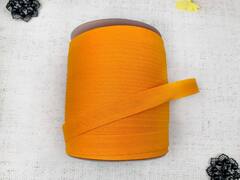 Косая бейка х/б, ш. 1,5 см, оранжевый