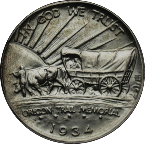 50 центов Boone Двор D 1935 г.
