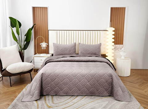 Покрывало 160x220 Sofi De MarkO Армандо цвета мокко