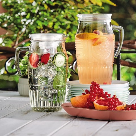 Кувшин с крышкой и колбой для льда 1.8л Bormioli Rocco Romantic