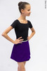 Kids set: T-leotard black + skirt