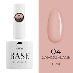 Базовое камуфлирующее покрытие для гель-лака LUNA LINE Camouflage Rubber (10 ml) №4