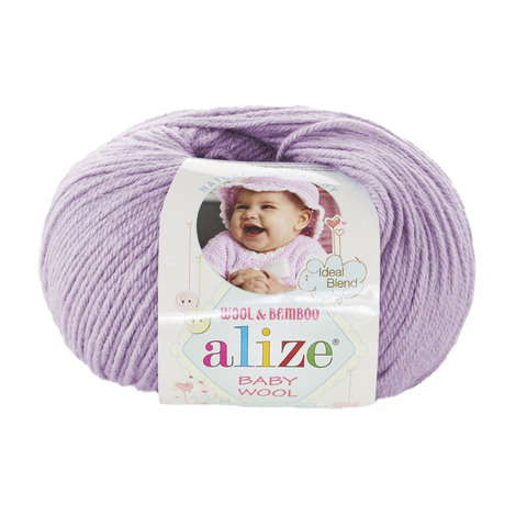 Пряжа Alize Baby Wool 146 сирень