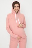 Утепленный спортивный костюм для беременных и кормящих 12013 розовый