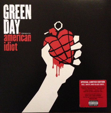 Виниловая пластинка. Green Day - American Idiot