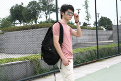 Винтажный рюкзак из ткани Virginland 55 Black