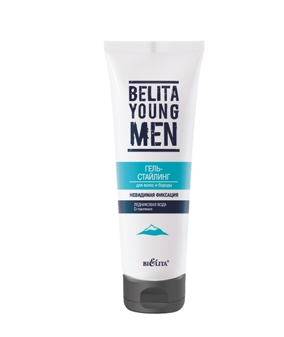 Belita Young Men Гель стайлинг для волос и бороды 100мл Белита