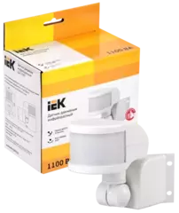 Датчик движения ДД 018В черный, 12м, IP44, ИЭК  LDD10-018В-1100-002