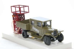 ZIS-5V maintenance lift guard deployed khaki LOMO-AVM 1:43