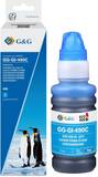 Совместимые чернила G&G GG-GI-490C (GI-490 / GI-490C) для Canon Pixma G1400, G2400, G3400, G4400, 70 мл, голубой