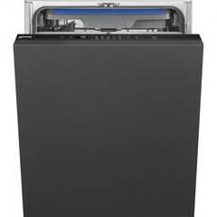 Посудомоечная машина Smeg STL362DQ, встраиваемая, конденсационная сушка, 14 комплектов