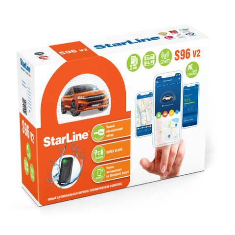 Автосигнализация StarLine S96 v2 2CAN+4LIN 2SIM GSM GPS