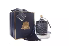 Свеча большая ароматическая 450г Cote Noire Grand Navy Art Deco с декоративной кисточкой