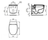 Унитаз подвесной Ideal Standard Dea Aquablade T348801