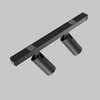 Трековый светильник Maytoni Focus duo TR176-1-2X3WTW-M-B