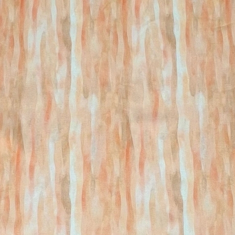 ПРЕДЗАКАЗ, ПОЛОСКИ АКВАРЕЛЬ, ПЕРСИКОВЫЙ, - 100% хлопок