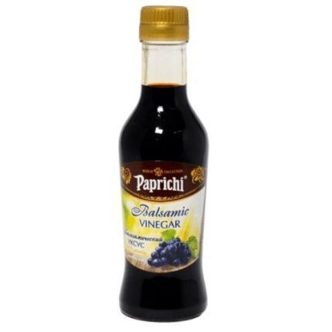 Уксус Папричи Бальзамический натур ст/б 220мл, шт
