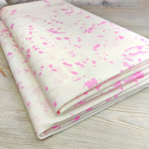 Фоамиран для творчества 1.5мм зефирный размер 100х200см/цвет мрамор-розовый (2шт/4м²)