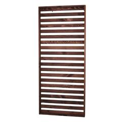 Панель для стен деревянная Эпларо 177х76 см, панель вешалка для цветов кашпо для сада, балкона и прихожей, венге