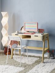 Стол письменный детский Чек / парта, цвет бежевый