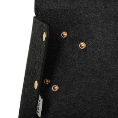 Органайзер для дивана/кресла из фетра, 32*6*80 см, цвет темно-серый.