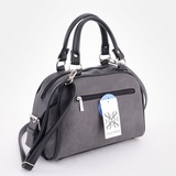 Сумка Саломея 257 македония серый + черный