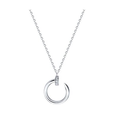 Колье из серебра 925 пробы с подвеской 