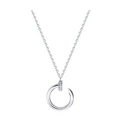 Колье из серебра 925 пробы с подвеской 