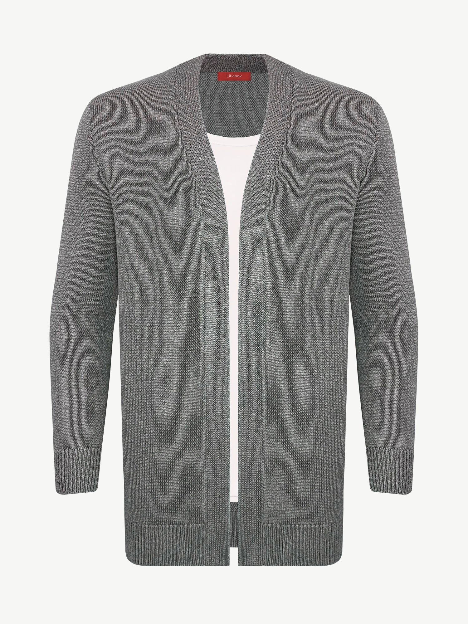 Кардиган с планкой из экохлопка