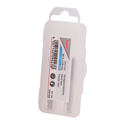 Метчик М 8,0х0,5 (Комплект 2шт) DIN2181 HSS-G 6h 50мм a=4,9 Ruko 235082