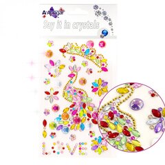 
          Наклейки-стразы Alingar, акриловые, "Павлин", европодвес