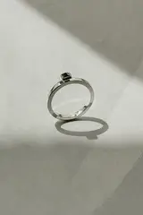 Кольцо Опора с раухтопазом