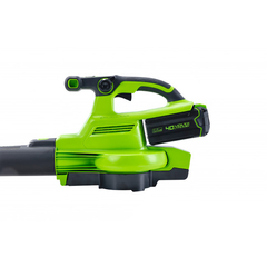 Воздуходувка-пылесос Greenworks GD40BVIIK5 40V (370 км/ч) аккумуляторная, c АКБ 5 А/ч и ЗУ