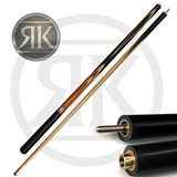 Кий Снукер Людовик 4-х сторонний запил,7 запилов; 2-РС с удлинителем; ясень/черный граб/ятоба(ЯК) фото №4