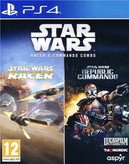 Star Wars Episode 1 Racer + Republic Commando - Collection (диск для PS4, полностью на английском языке)
