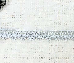 Кружево плетёное, ш. 1,5 см, белый