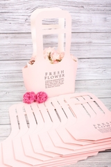 Сумка для цветов, Розовая, 20*40*10 см, 1 шт.