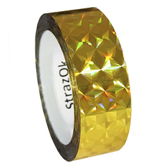 Купить обмотку для обруча и булав в Москве золотую желтую