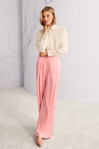 Marc Cain Блуза шелковая с контрастными деталями