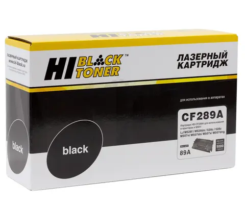 Картридж Hi-Black (HB-CF289A) для HP LaserJet Enterprise M507dn, M507x, Flow M528z, MFP, 5K (без чипа)
