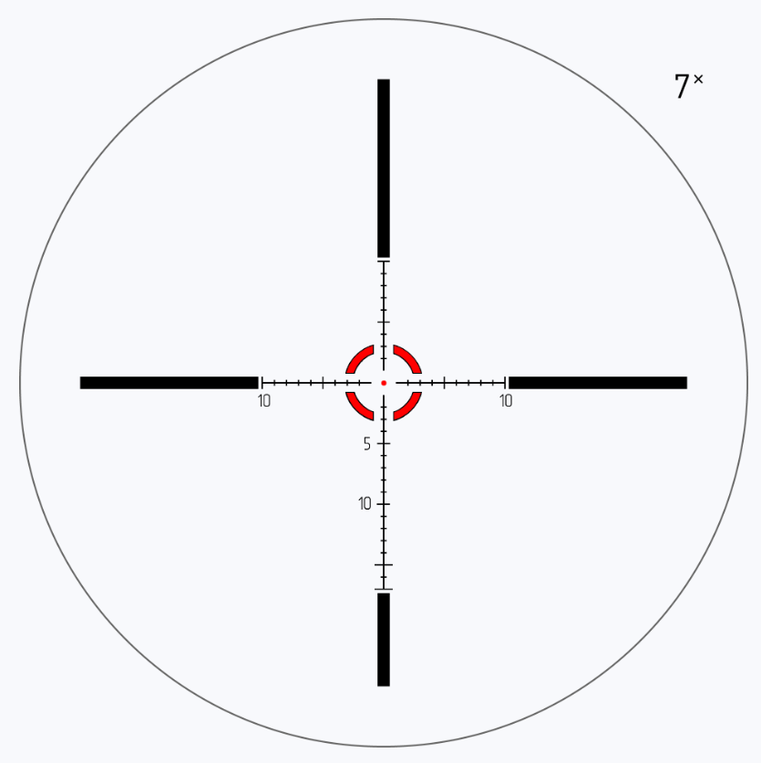 Оптический прицел DHF 1-7×24
