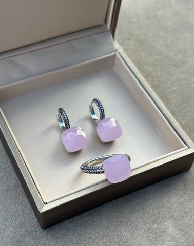 komplekt-iz-serebra-caramel-s-rozovym-kvarcem-i-cvetnymi-fianitami-v-stile-pomellato