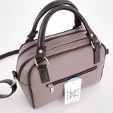 Сумка Саломея 269 наппа тауп + шоколад